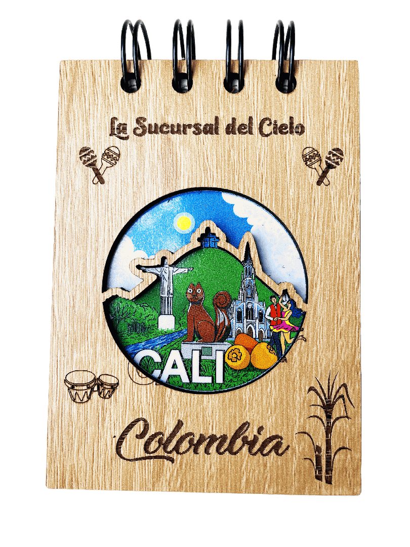 Libreta de bolsillo con tapa de madera